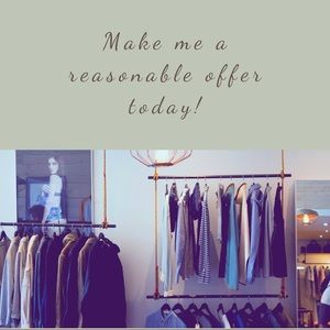 Make an offer or like my items for a discount 😊